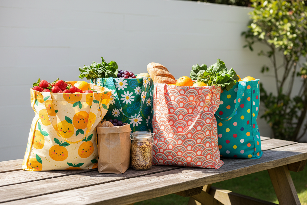 Re-usable shopping bags