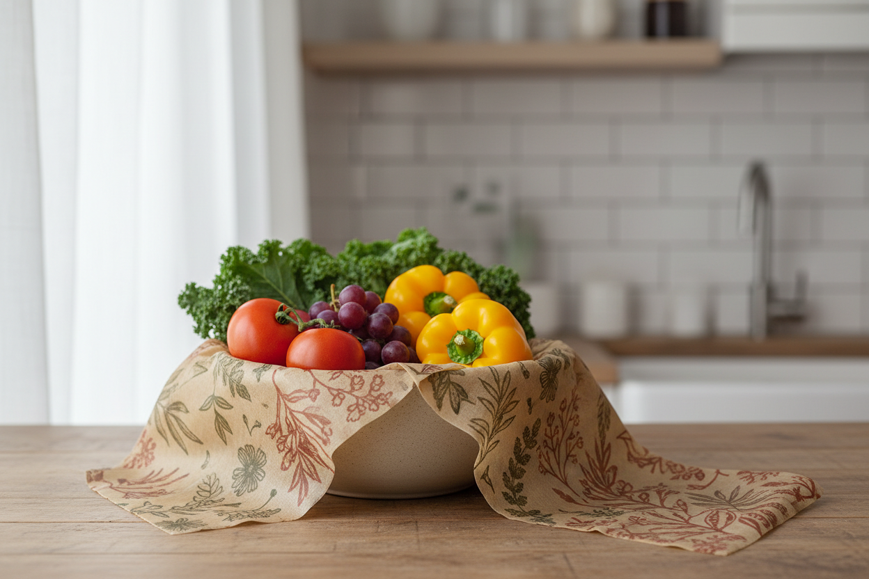 Re-usable food covering