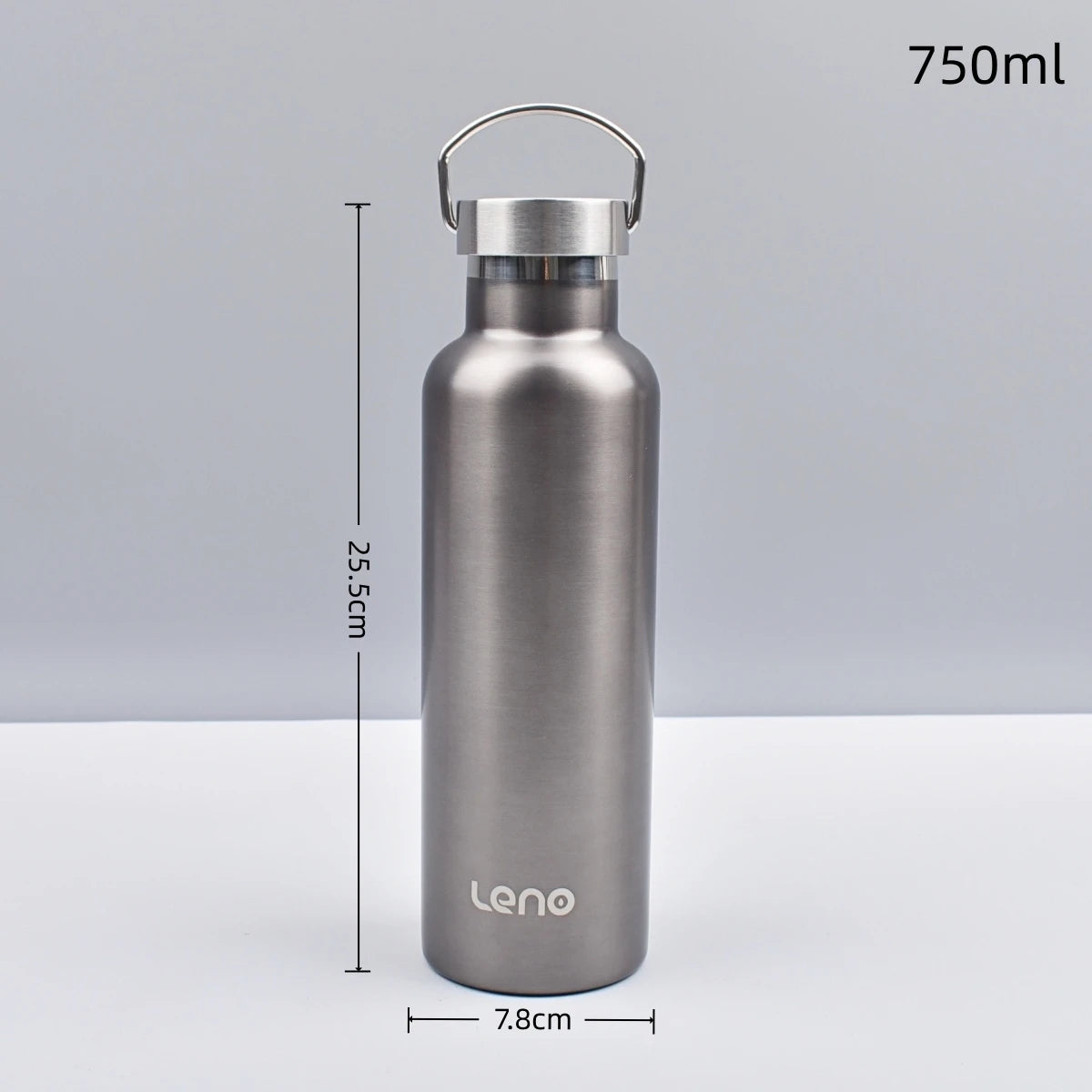 Leno Double-Wall Vacuum Insulated Stainless Steel Water Bottle | 350ml–1000ml