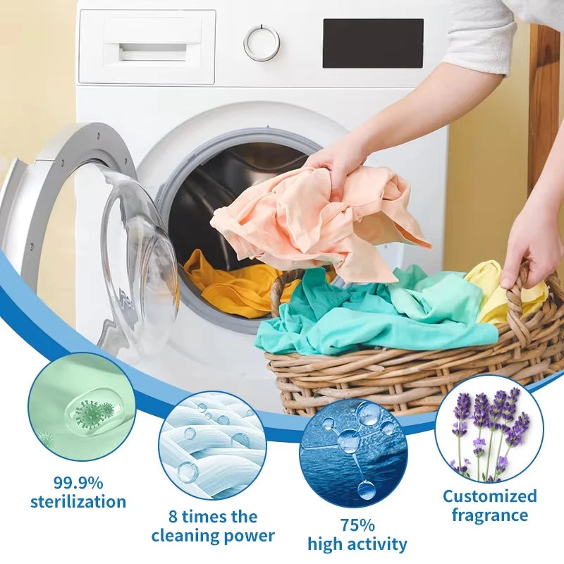 Eco Pure Laundry Detergent Sheets - Vegan, Hypoallergenic, Plastic-Free