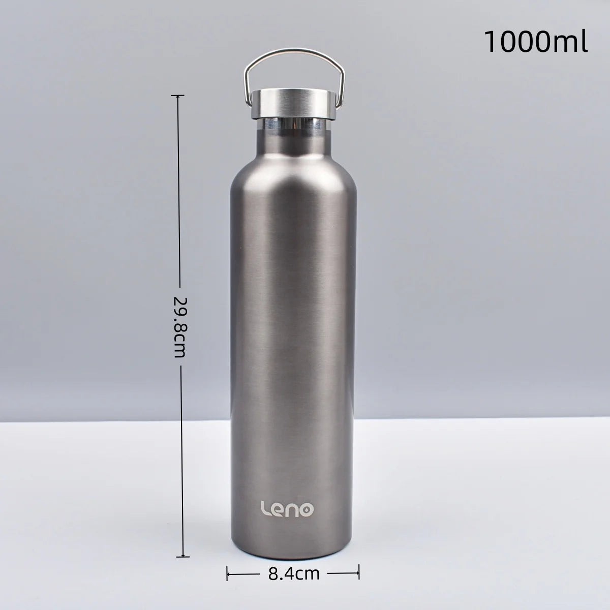 Leno Double-Wall Vacuum Insulated Stainless Steel Water Bottle | 350ml–1000ml