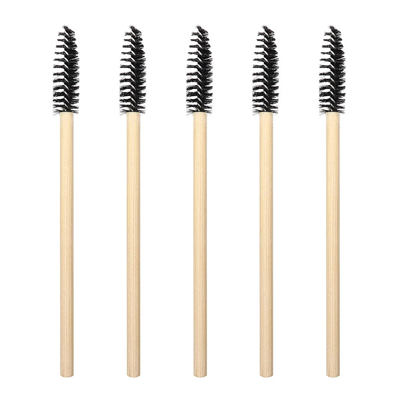 Disposable Mascara Wands & Eyelash Brushes — 50-Pack