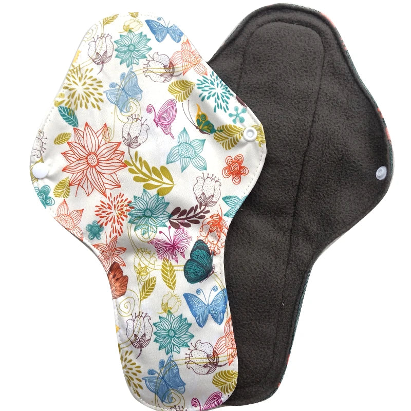 Reusable Bamboo Charcoal Menstrual Pad — Heavy Flow & Night Use | LECY ECO LIFE
