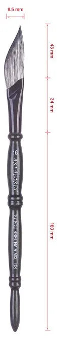 Artsecret 87DS Dagger Stripper Watercolour Brush | Bamboo Handle | Squirrel & Goat Hair | Sizes 4–20