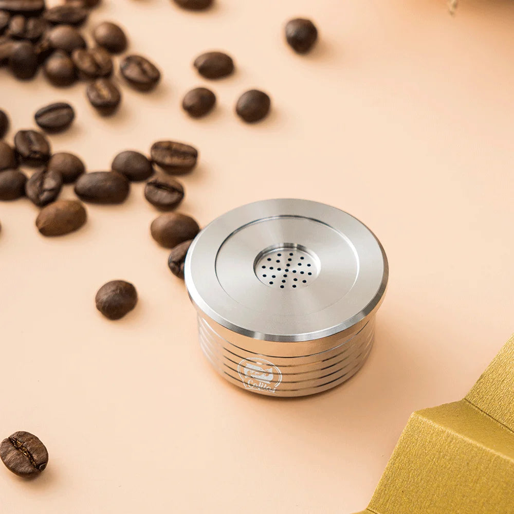 Reusable Stainless Steel Coffee Capsule — Compatible with Lavazza Espresso Point Machines