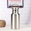 BenRussell Stainless Steel Vacuum Flask with Bamboo Lid – 350ml to 1000ml