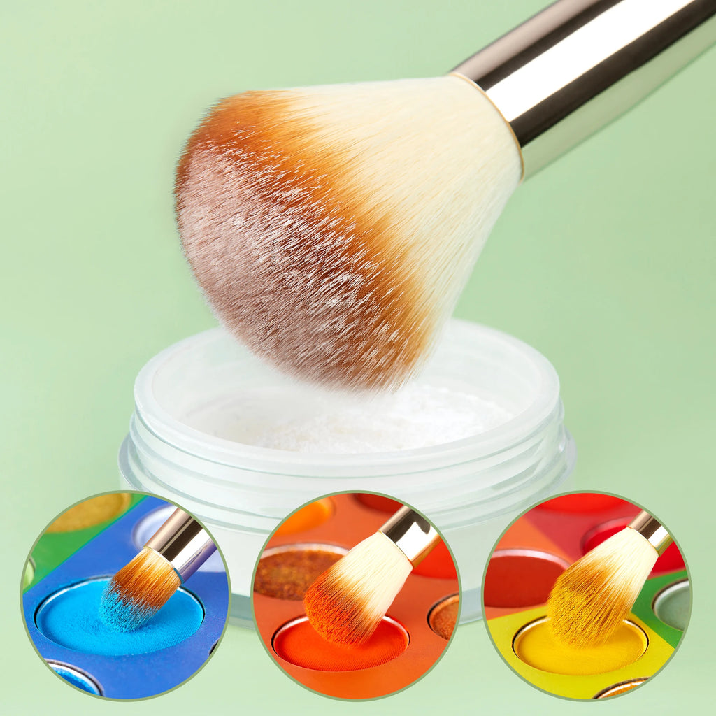 Jessup Bamboo Makeup Brush Set – Professional Synthetic Hair | 15, 20 & 25 Piece