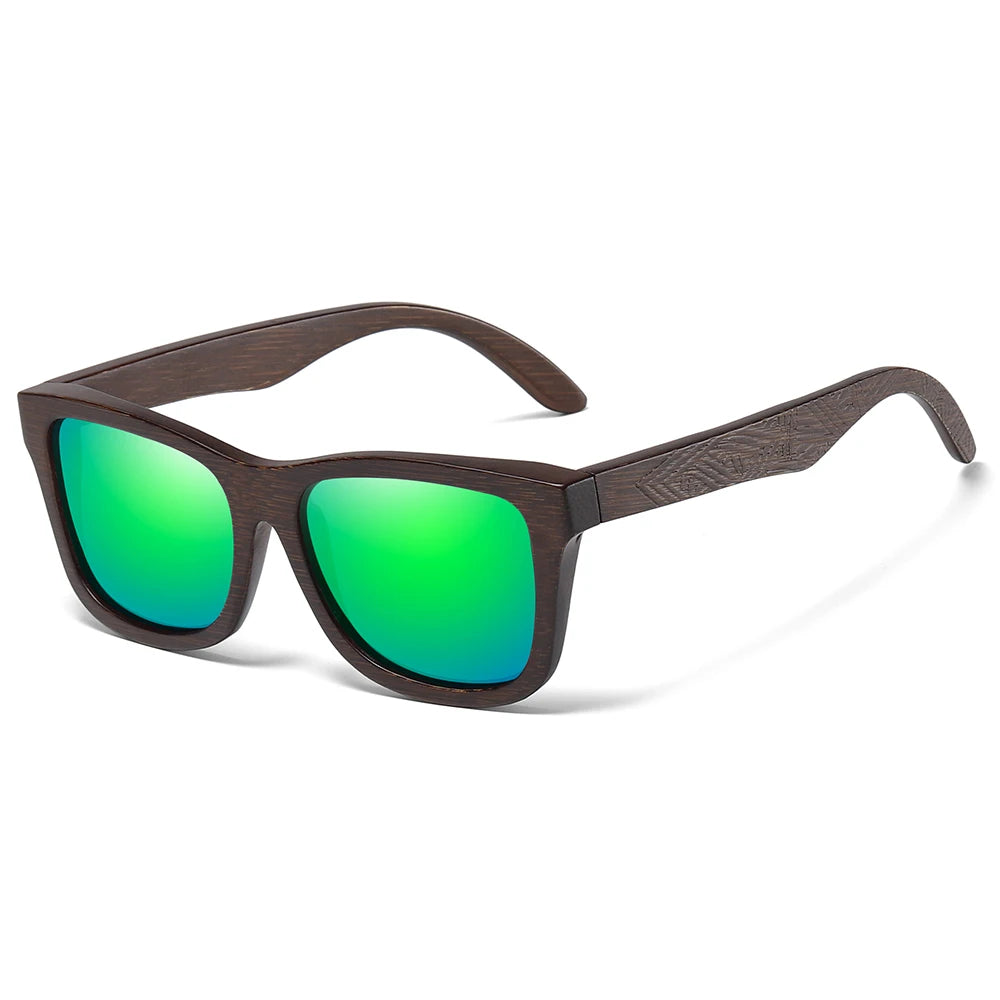 Bamboo Polarized Sunglasses with UV400 Lenses