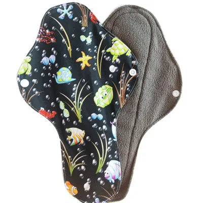 Reusable Bamboo Charcoal Menstrual Pad — Heavy Flow & Night Use | LECY ECO LIFE