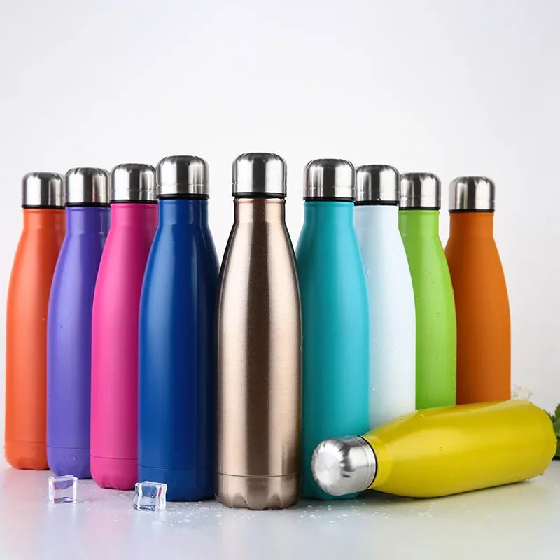 Double-Wall Stainless Steel Vacuum Flask – 350ml to 1000ml | 12 Colours