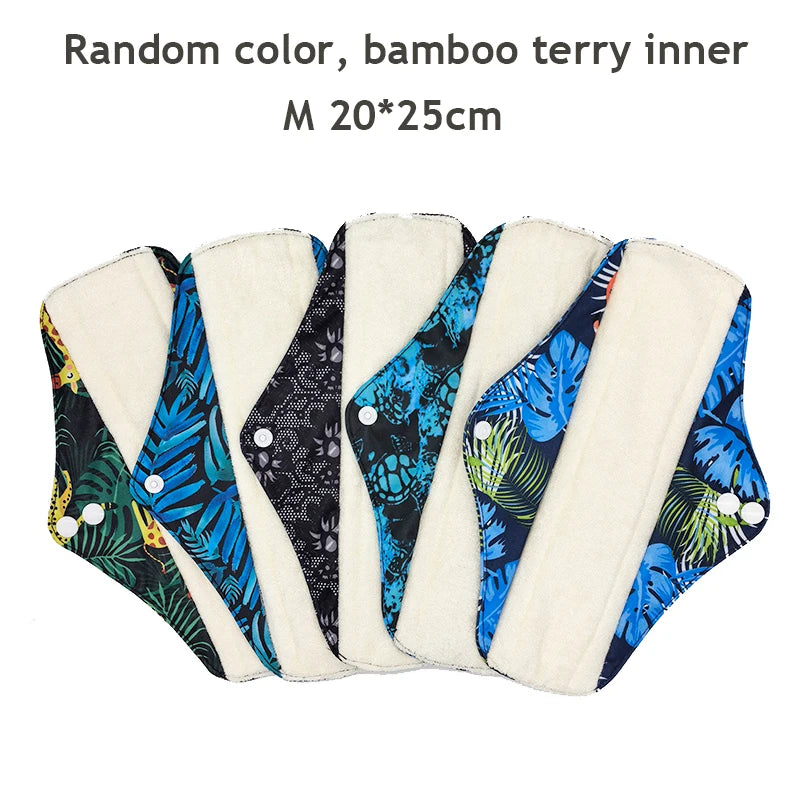 Reusable Menstrual Pads 5-Pack — S, M & L for Day & Night | DHCLOTHBABY