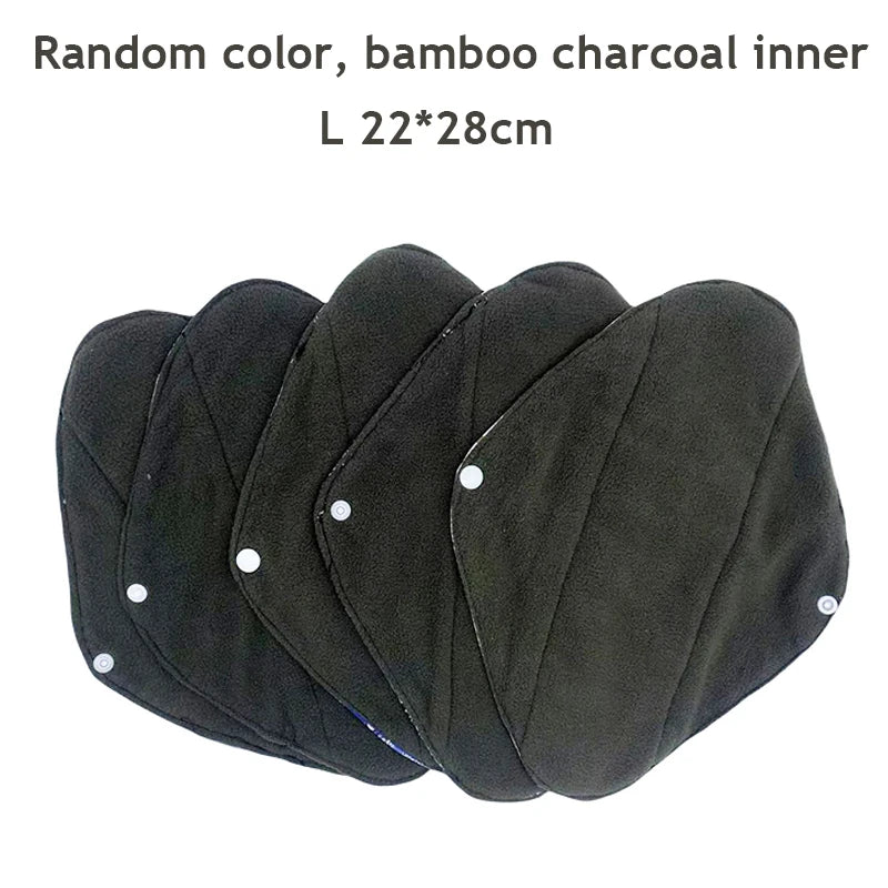 Reusable Menstrual Pads 5-Pack — S, M & L for Day & Night | DHCLOTHBABY