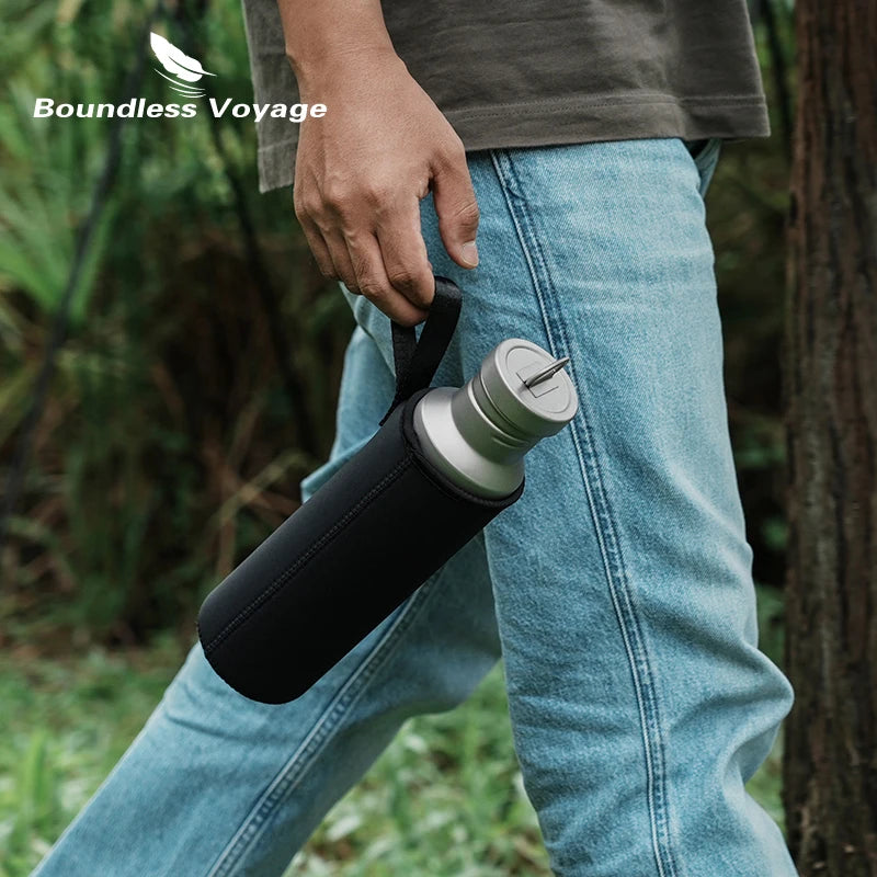 Boundless Voyage Titanium Water Bottle – 400ml, 550ml or 750ml