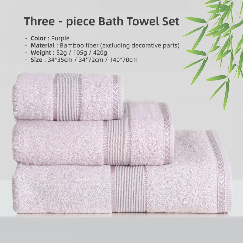 Bamboo Fibre Towel — Soft, Quick-Dry & Absorbent | Hand, Face & Bath Sizes