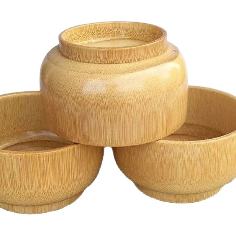 Natural Bamboo Bowl - Eco-Friendly Rice, Soup & dessert.