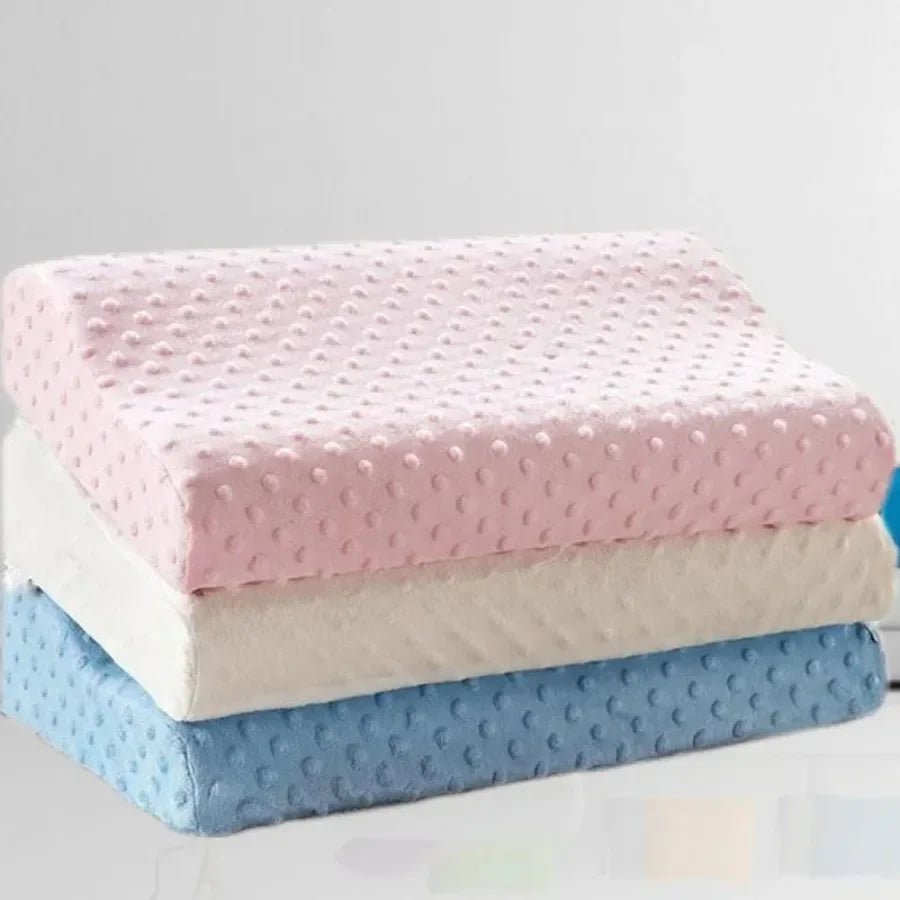 Bamboo Fiber Memory Foam Orthopedic Pillow - Contoured Neck Support