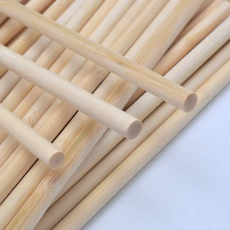 Bamboo Sticks for Crafts - Natural Round Dowels for DIY & Model Building