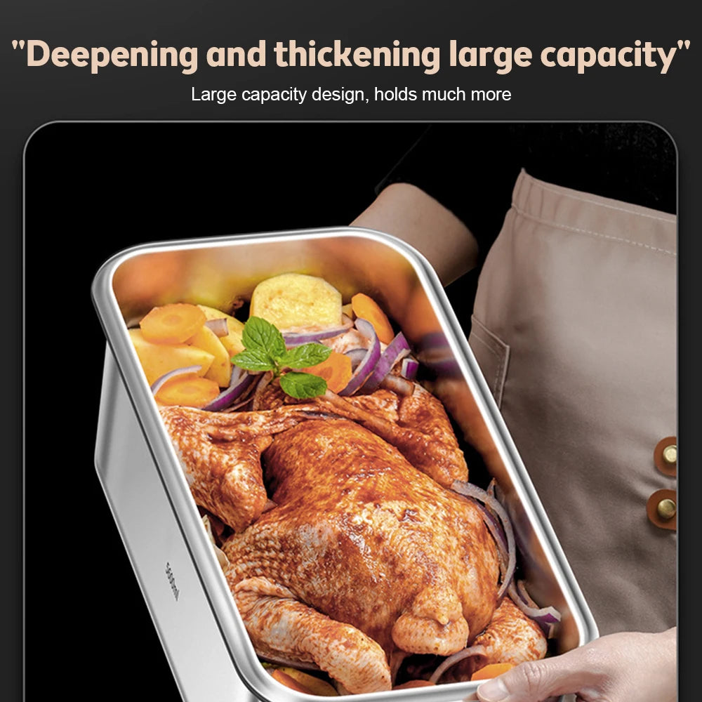 Premium 316 Stainless Steel Food Storage Container with Airtight Lid