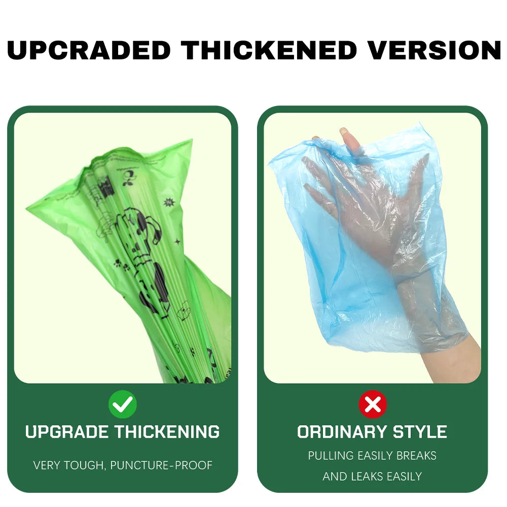 Biodegradable Dog Poop Bags with Dispenser | Certified Compostable | 8–36 Rolls