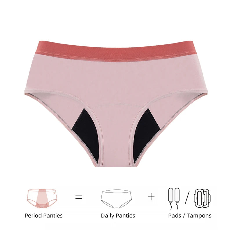 Women's & Teens' Period Briefs | Four-Layer | Cotton | XXS–2XL