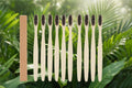 10-Pack Horse Bristle Bamboo Toothbrushes — Individually Packaged, Plastic-Free