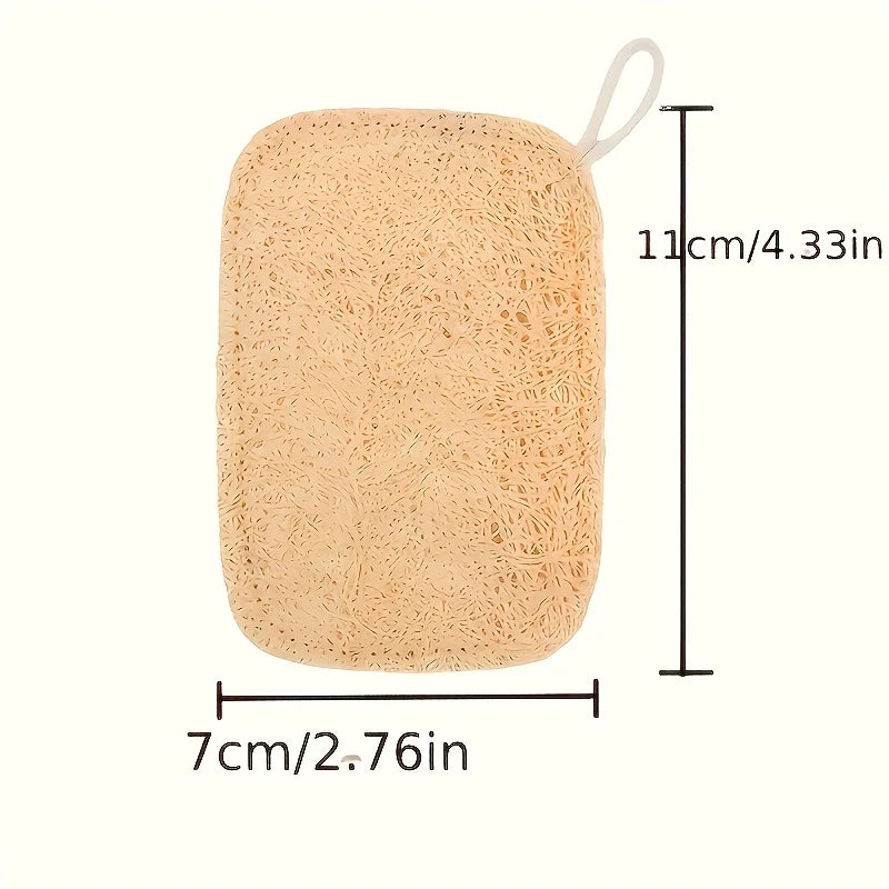 Natural Loofah Dishwashing Brush, 1–10 Piece Packs