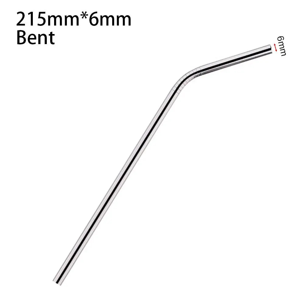 Reusable Stainless Steel Straw – Single Straw or Cleaning Brush