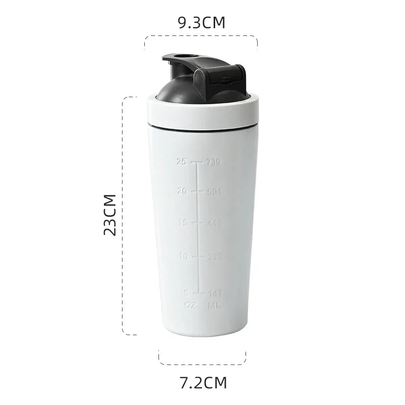 dawndesslo Stainless Steel Protein Shaker & Vacuum Flask