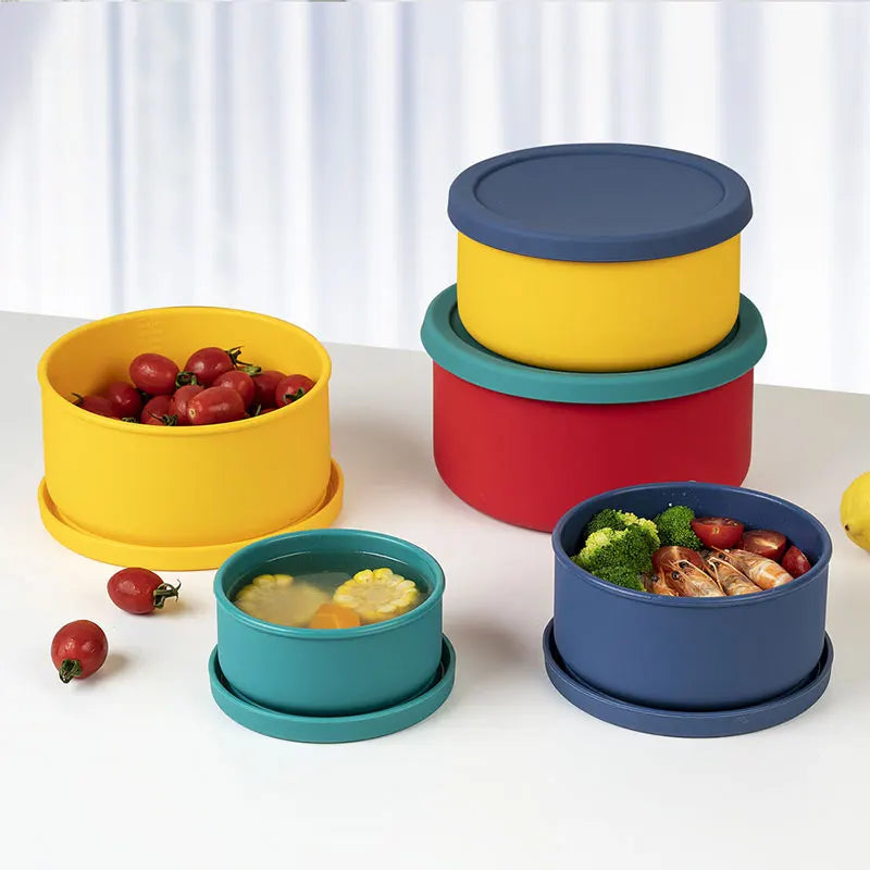 Round Silicone Food Container, Choice of Size