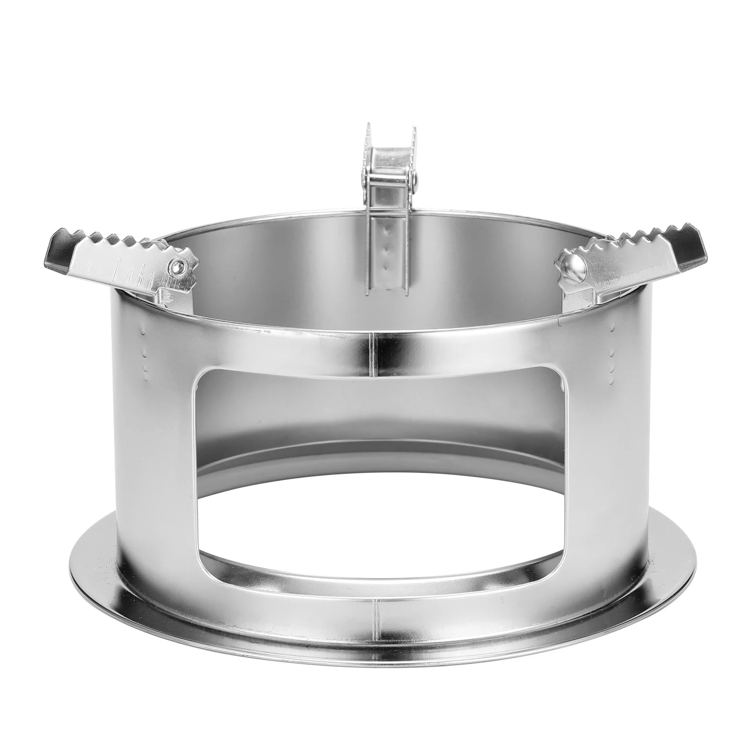 Portable Stainless Steel Wood-Burning Camp Stove — S & L Sizes