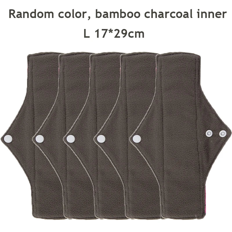 Reusable Menstrual Pads 5-Pack — S, M & L for Day & Night | DHCLOTHBABY