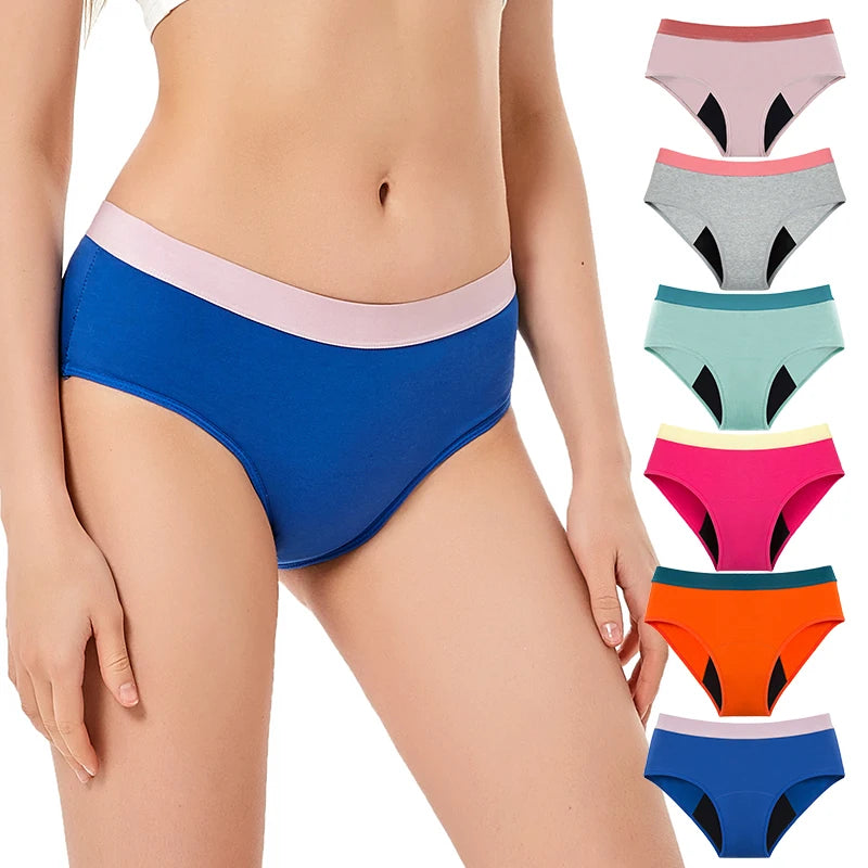 Women's & Teens' Period Briefs | Four-Layer | Cotton | XXS–2XL