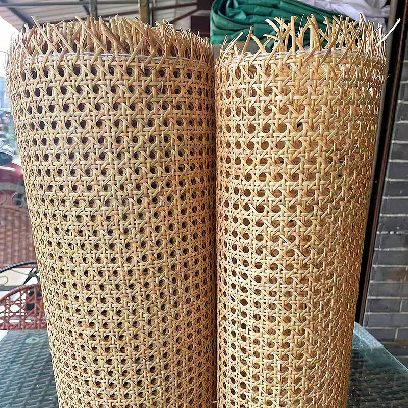 Natural Rattan Wicker Cane Webbing Roll – Furniture Repair & Home Decor