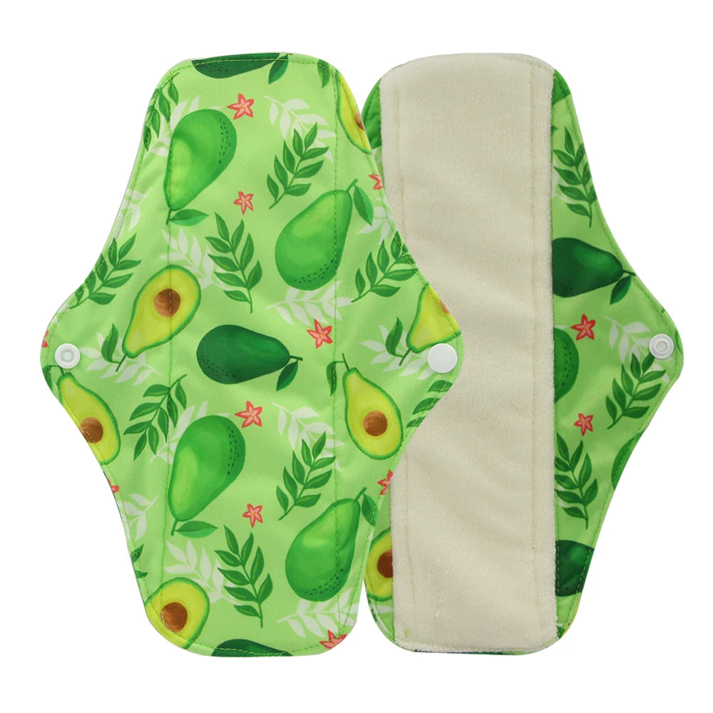 Reusable Bamboo Charcoal Cloth Menstrual Pads | S / M / L | Multiple Colours