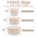 Nesting Silicone Food Containers, Set of 3