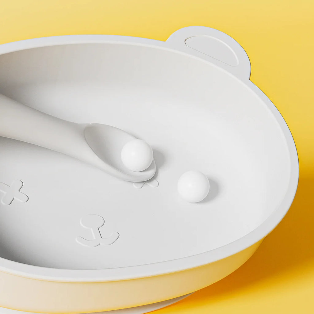 Baby Silicone Suction Plate with Lid | Anti-Slip Toddler Feeding Plate