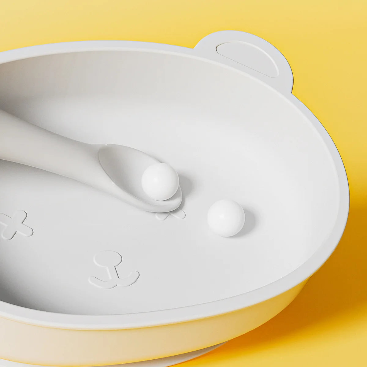 Baby Silicone Suction Plate with Lid | Anti-Slip Toddler Feeding Plate