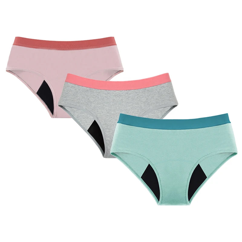 Women's & Teens' Period Briefs | Four-Layer | Cotton | XXS–2XL