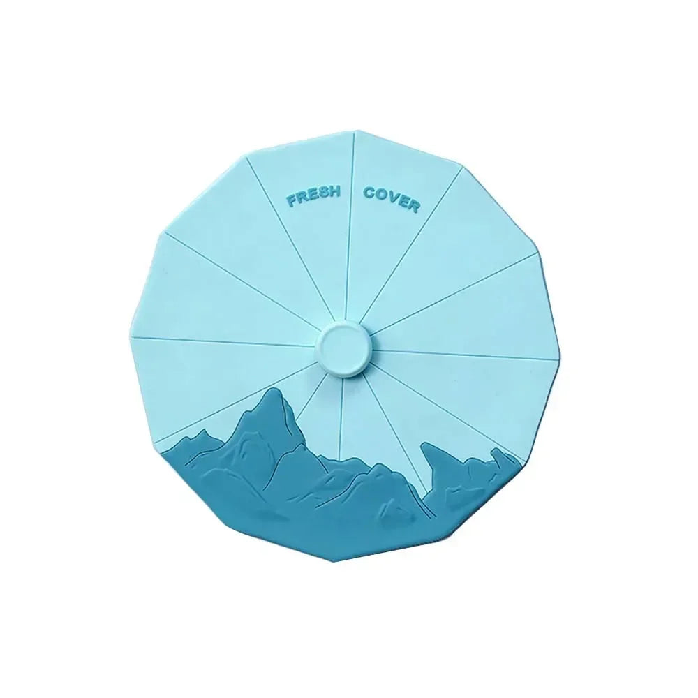 MOONBIFFY Silicone Microwave Bowl Cover | Reusable Food Wrap Lid