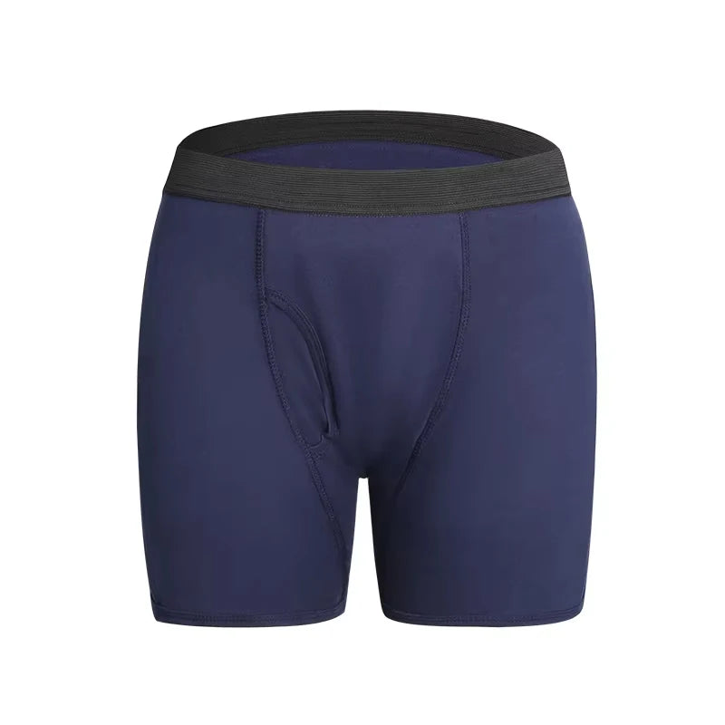 Men's Absorbent Incontinence Boxer Briefs | Cotton & Elastane | Reusable | S–4XL