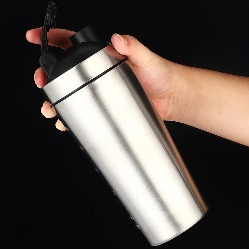 dawndesslo Stainless Steel Protein Shaker & Vacuum Flask