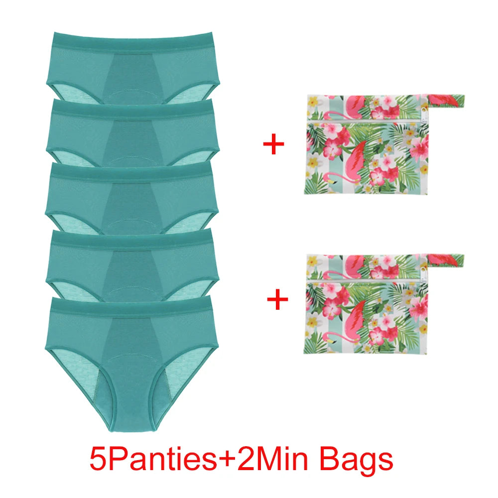 Women's Heavy Absorbency Period Briefs | Four-Layer | Reusable | S–6XL