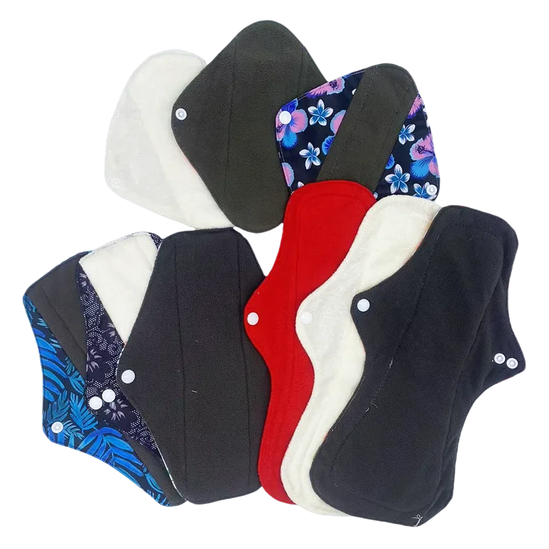 Reusable Menstrual Pads 5-Pack — S, M & L for Day & Night | DHCLOTHBABY