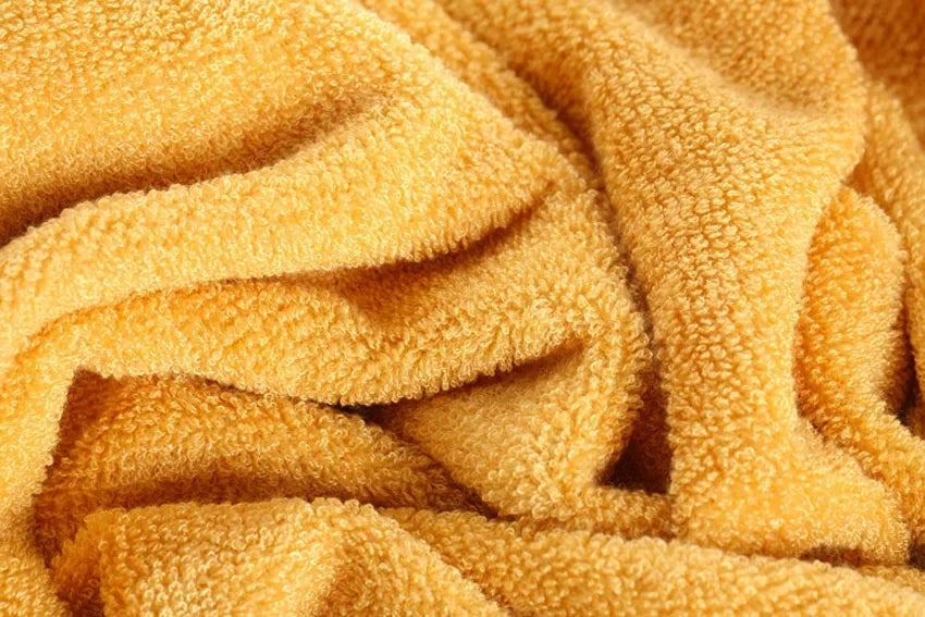 Bamboo Fibre Face & Hand Towel | Quick-Dry | 33×75cm | Green, White & Yellow