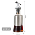 Stainless Steel Oil & Vinegar Dispenser Bottle — No-Drip Sauce Pourer