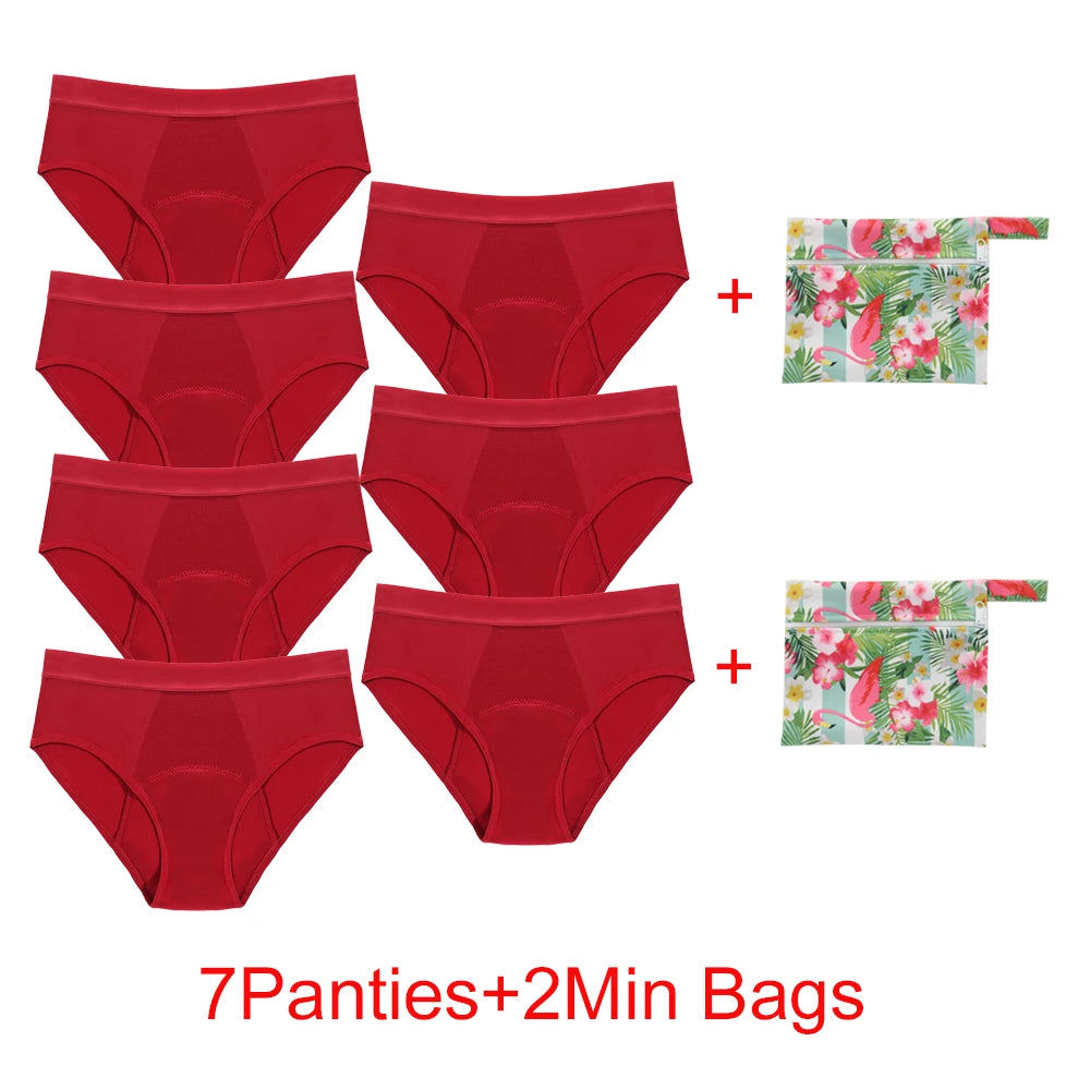 Women's Heavy Absorbency Period Briefs | Four-Layer | Reusable | S–6XL