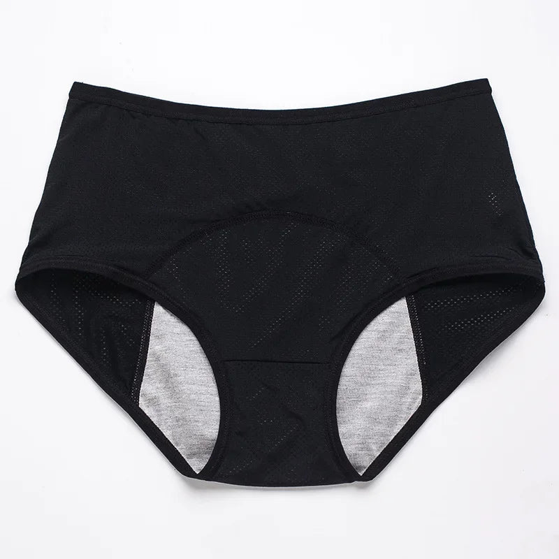 Mid-Rise Period Underwear – Smooth Nylon Knit | 2-Pack, M–8XL