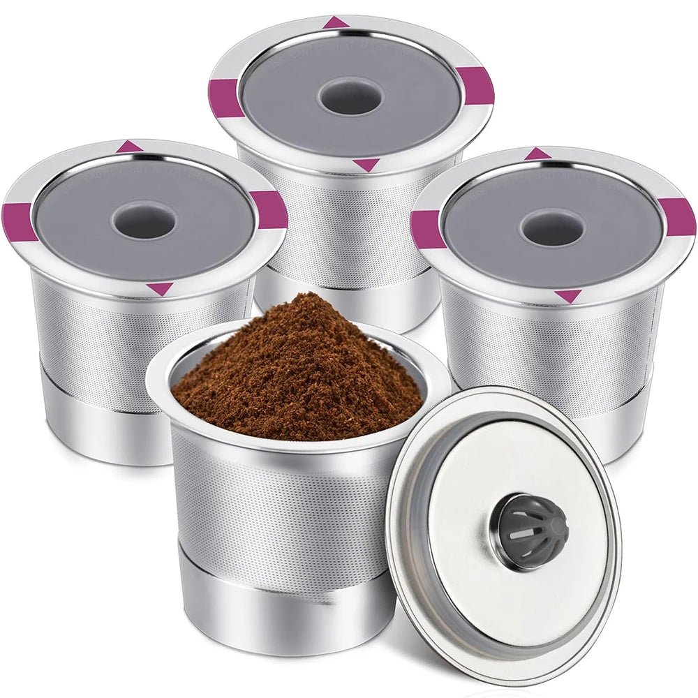 Reusable Stainless Steel K-Cup Coffee Pods — Universal Fit for Keurig K 1.0 & 2.0