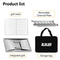 304 Stainless Steel Folding BBQ Grill & Camping Stove | IGT Compatible | 1 or 2 Unit