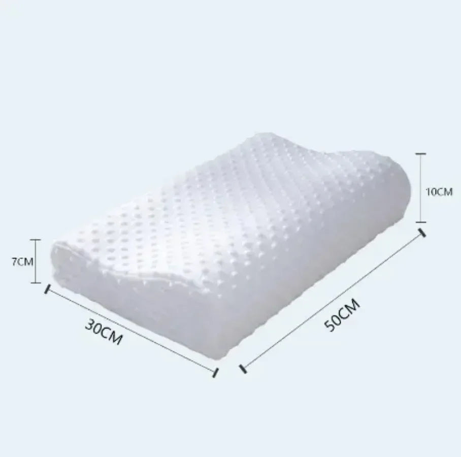 Bamboo Fiber Memory Foam Orthopedic Pillow - Contoured Neck Support